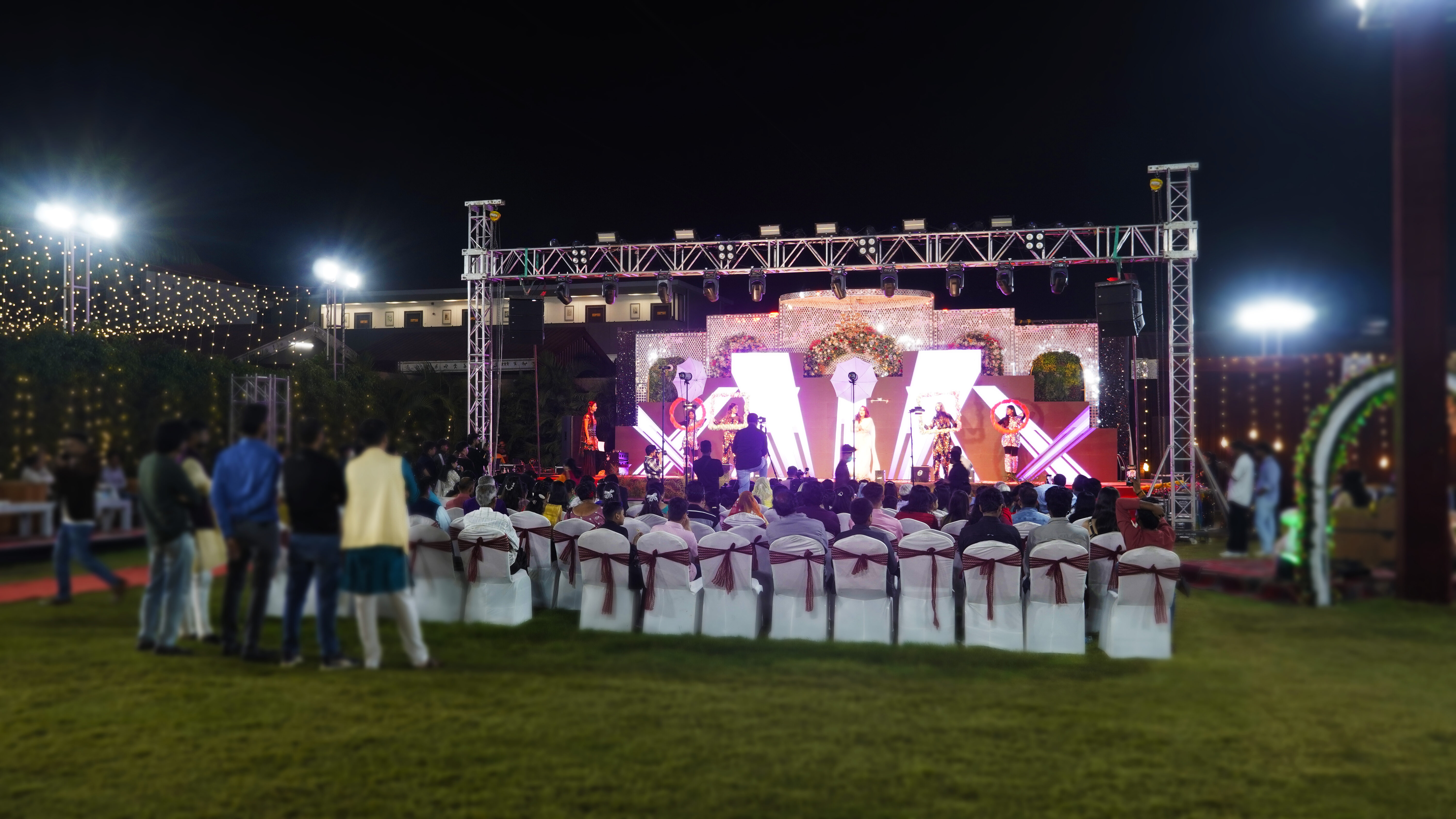 Sangeet celebration at Hotel Yashoda Privilege, Bhopal